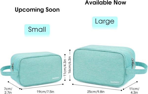 Narwey Travel Toiletry Bag for Women Traveling Dopp Kit Men Travel Bag for Toiletries Cosmetic Bag Makeup Bag Medicine Bag for Traveling - Image 3