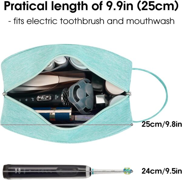 Narwey Travel Toiletry Bag for Women Traveling Dopp Kit Men Travel Bag for Toiletries Cosmetic Bag Makeup Bag Medicine Bag for Traveling - Image 2