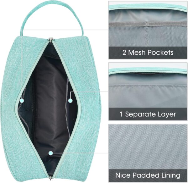 Narwey Travel Toiletry Bag for Women Traveling Dopp Kit Men Travel Bag for Toiletries Cosmetic Bag Makeup Bag Medicine Bag for Traveling - Image 5