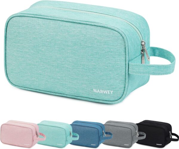 Narwey Travel Toiletry Bag for Women Traveling Dopp Kit Men Travel Bag for Toiletries Cosmetic Bag Makeup Bag Medicine Bag for Traveling