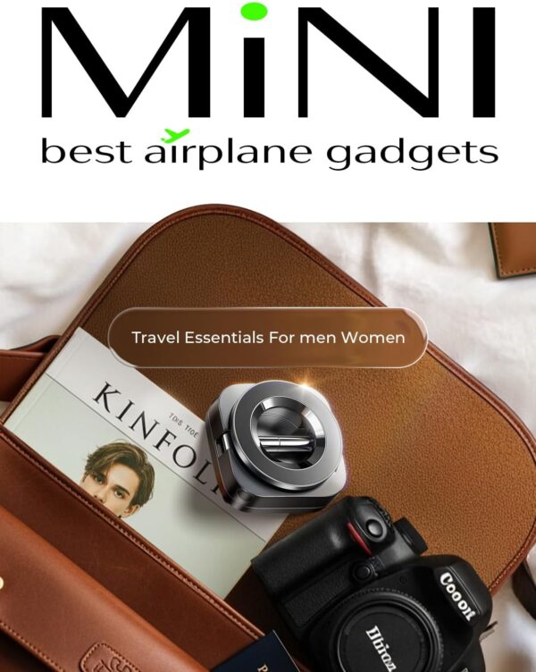 LISEN Airplane Travel Europe Vacation Essentials Phone Holder Gadgets Long Flight Must Have Toddler Mini Travels Essentials Kids Women for MagSafe Travel Accessories Cruise Essentials Camera Mounts - Image 4